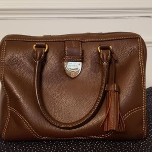 Ralph Lauren Brown Leather Satchel